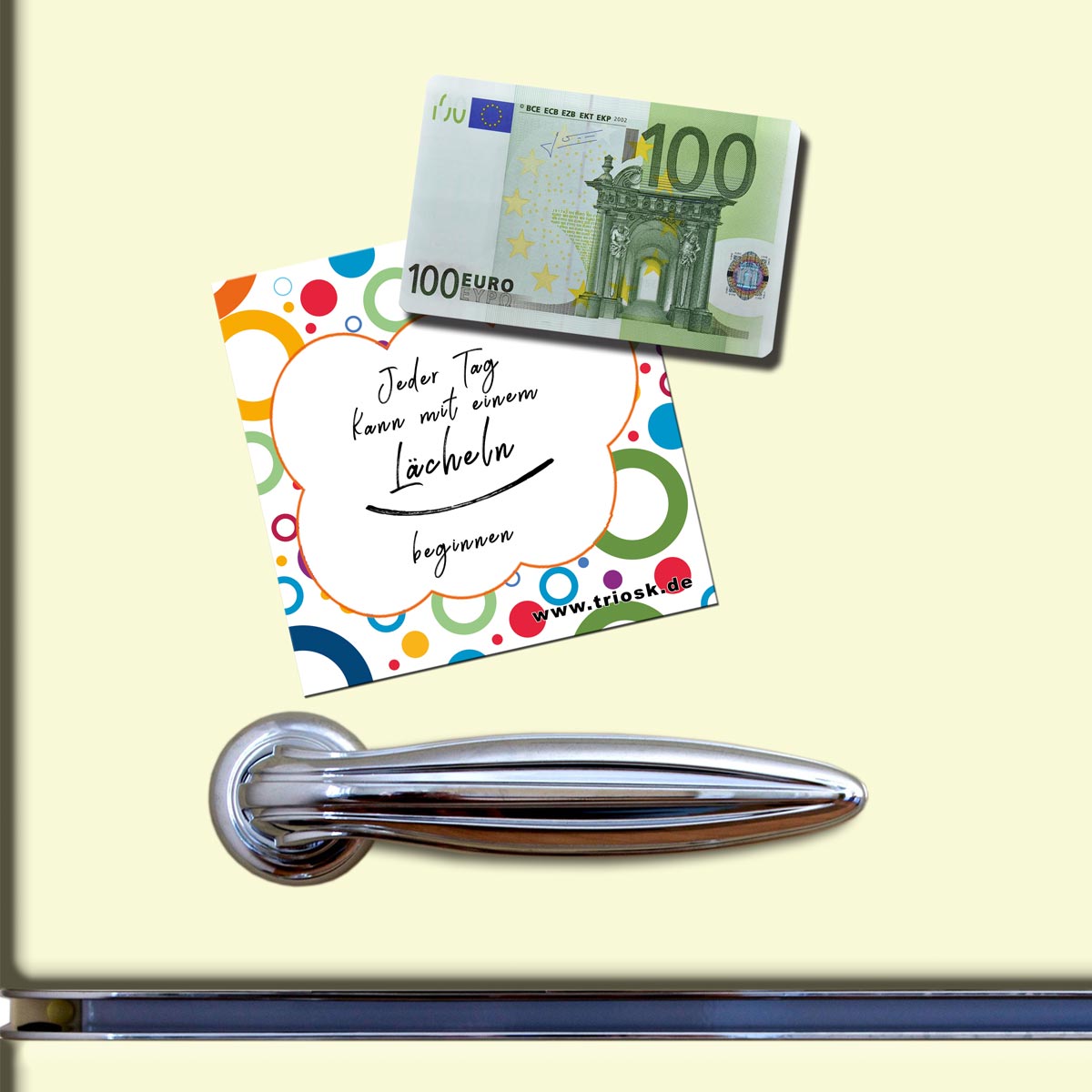 100 Euroschein, Geldschein Magnet 8,5x5,5 cm, Geld, Magnete