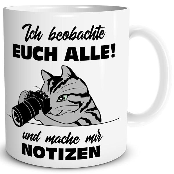 Katzen Notizen, Tasse 300 ml