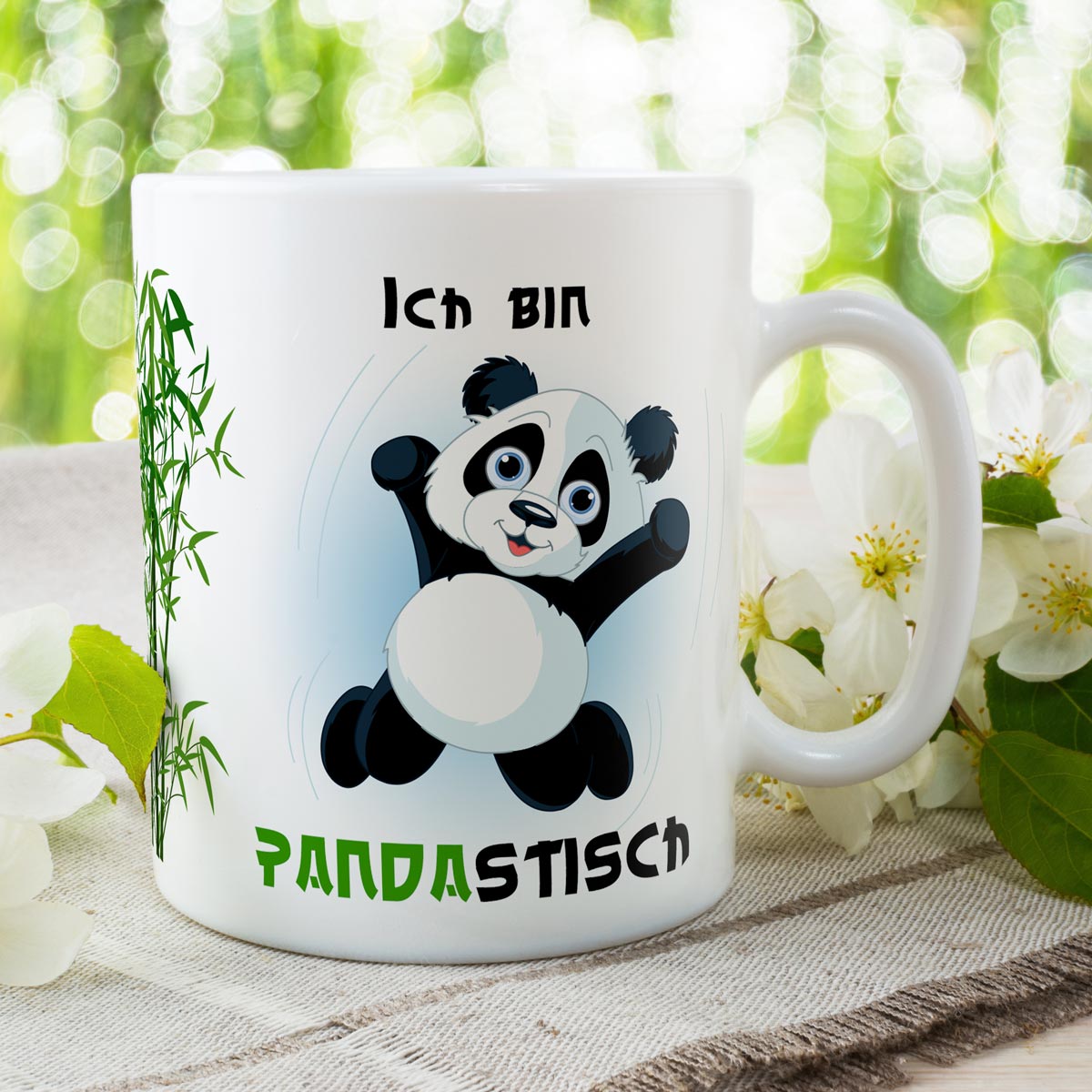 Trendation - Lustige Panda Tasse Panda-Motiv Geschenk Tierliebhaber  Geschenkidee